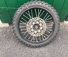 Pitbike front wheel 14”