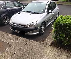 Peugeot 206 New nct and 6 month tax