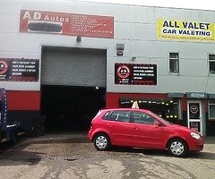 All valet car valeting trade cars