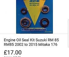 2006 Suzuki Rm85