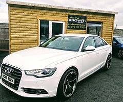 2014 Audi A6 2.0 TDI Ultra Se White With Full Leather ****Finance Available £44 PER WEEK**** . - Image 3/10
