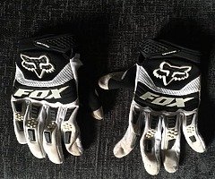 Fox motocross gloves