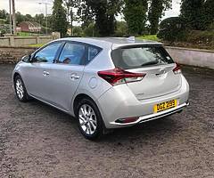 162 Plate Toyota Auris 1.2T Icon