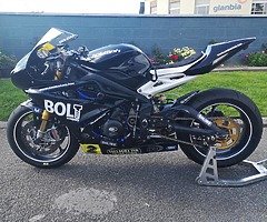 Triumph 675r 2013 ex T3 race bike