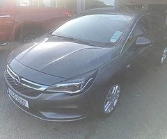 171 Opel Astra 1.6 CDTi SC 110 bhp 5 door only 46k miles. Tax €180 €12,950