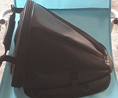 Motorbike bags plus straps