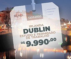 Já pensou em estudar em trabalhar em Dublin na Irlanda?