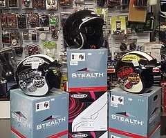 Back in stock Stealth Fibreglass open face £49