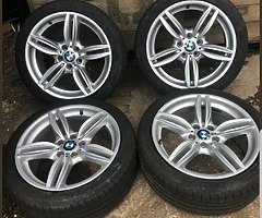 19'' GENUINE BMW F10 M SPORT 351 Staggered alloys swap for a set of 20 for the f10