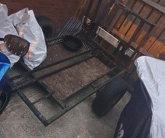 Single bike trailer