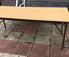 Table with folding legs