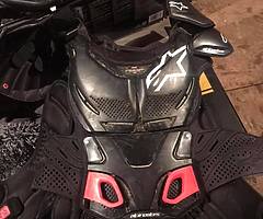 Alpinestar chest protector size medium adult