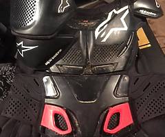 Alpinestar chest protector size medium adult