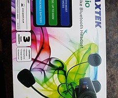 Motorbike bluetooth headsets