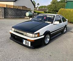 Toyota AE86 GT twin cam nct 01/21