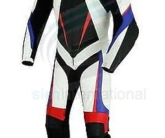 Custom made leather motorbike suit