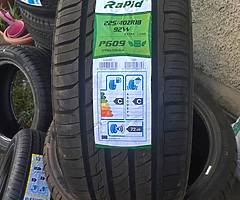 New tyres