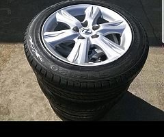 Lexus alloys +tires