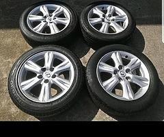 Lexus alloys +tires