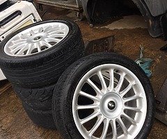 4x100 4 stud alloy wheels for sale - Image 6/6