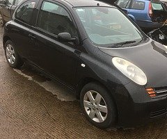 Some cars for braking parts only