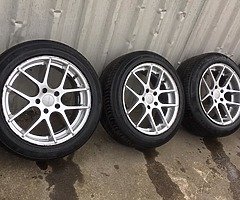 Set of 18” AVA ALLOY WHEELS SUIT RENAULT TRAFFIC VIVARO VAN TYRES