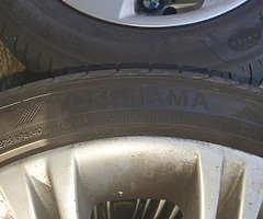 Genuine 535d mv2s wider offset and Yokohama tyres