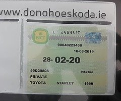 1999 Toyota starlet - Image 10/10