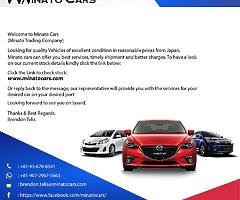 "CAR DEALERS - contact if looking to purchase Japanese used cars on low price and good quality cars.