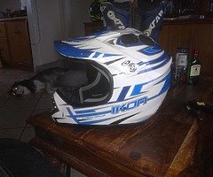 Motocross helmet boots and armour