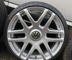 2 sets of new wheels an tyres to clear. 