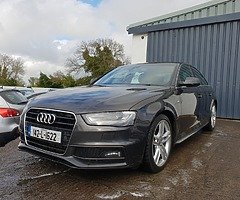 2014 Audi A4 Full S-Line, 1 Owner, NCT 12/2020