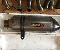 full akrapovic race system for gsxr600/750 11-19