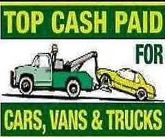 Cash for cars and vans