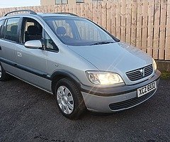 2002 Vauxhall Zafira