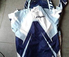 Thor motocross pants and shirt