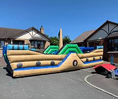 Bouncy castle for sale. 36 ft obstacle course.