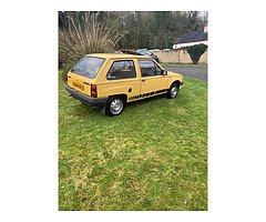 1986 vauxhall nova 1.0 jamica yellow