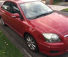 2007 TOYOTA AVENSIS. NCT`d