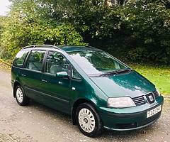 Seat Alhambra 1.9 TDI 7 seater - Full 12 months MOT & One Keeper From New & Tow Bar Fitted
