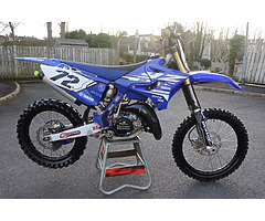 2016 YZ 125 and Bronnis Trailer with Risk MX Lock-N-Load Moto Transport System - Image 2/10