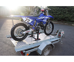 2016 YZ 125 and Bronnis Trailer with Risk MX Lock-N-Load Moto Transport System - Image 7/10