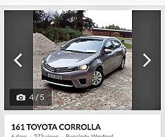 161 Toyota corrolla