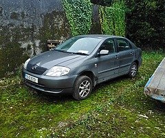 2003 toyota corolla for parts