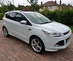 2014 Ford Kuga Titanium X Sport AWD 163BHP (Auto Panroof Leather Satnav Reverse Camera)