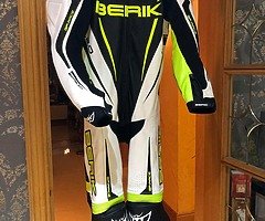 Moterbike leathers
One piece