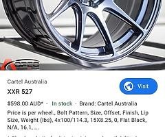4x100 alloys wanted