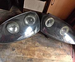 Vw golf head lights angel eyes