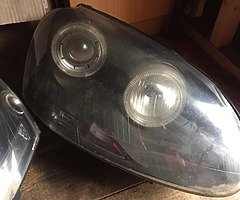 Vw golf head lights angel eyes