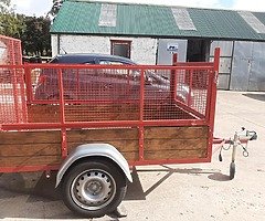 7x4 trailer removable mesh sides